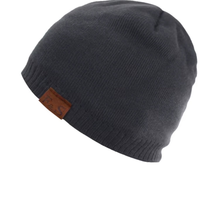 Letter Printed Skullies Beanies Men Knitted Winter Hats for Men Women Caps Beanie plus Velvet Thick Warm Bonnet Men'S Winter Cap